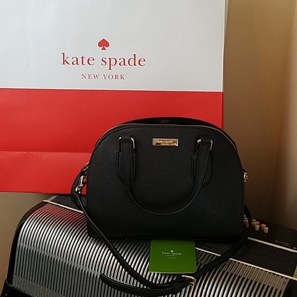 kate spade Handbags - NWT - KATE SPADE BLACK MINI REILEY HANDBAG